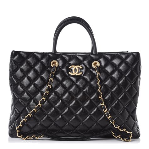 chanel large shopping tote 2015|chanel classic shopping tote.